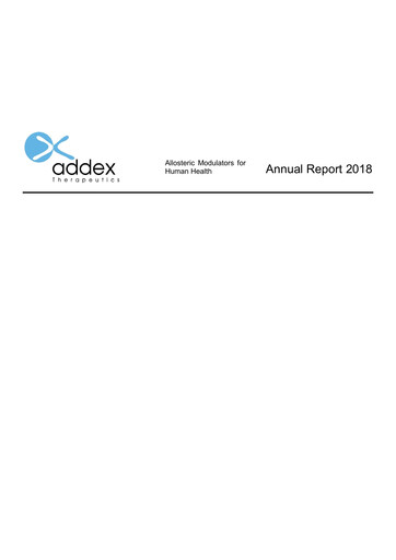 Miniature Addex Therapeutics Rapport annuel 2018