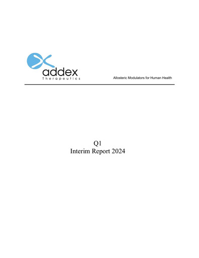 Thumbnail Addex Therapeutics Quarterly Report 2024-q1