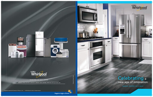 Thumbnail Whirlpool India Annual Report 2011-2012