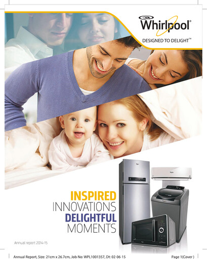Thumbnail Whirlpool India Annual Report 2014-2015