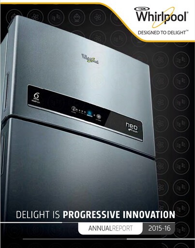 Thumbnail Whirlpool India Annual Report 2015-2016