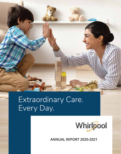 Thumbnail Whirlpool India Annual Report 2020-2021