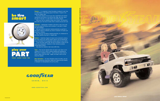 Miniature Goodyear Rapport annuel 2000