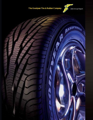 Miniature Goodyear Rapport annuel 2003
