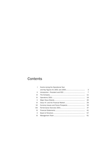 Thumbnail Embla Medical Annual Report 2001