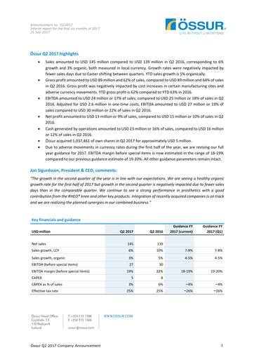 Thumbnail Embla Medical Financial Statement 2017-h1