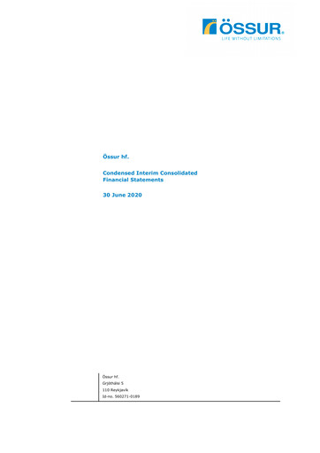 Thumbnail Embla Medical Financial Statement 2020-h1
