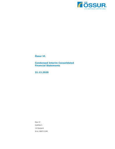 Thumbnail Embla Medical Financial Statement 2020
