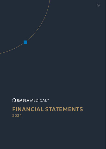Thumbnail Embla Medical Financial Statement 2024