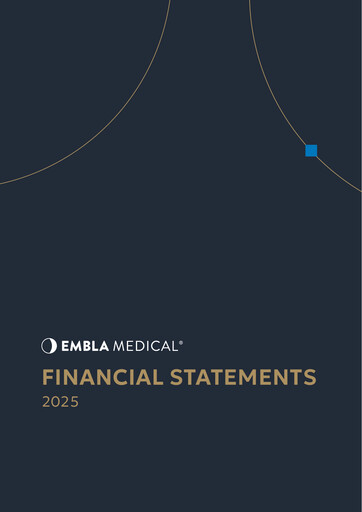 Thumbnail Embla Medical Financial Statement 2025