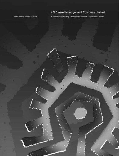 Thumbnail HDFC Asset Management Company Limited Annual Report 2007-2008