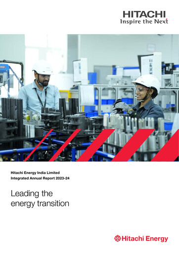 Miniature Hitachi Energy India Rapport annuel 2023-2024