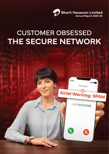 Miniature Bharti Hexacom Rapport annuel 2024-2025