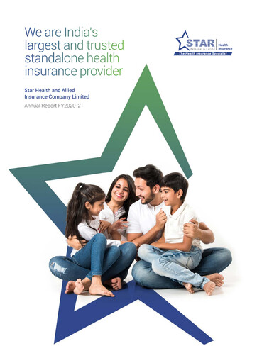 Thumbnail Star Health and Allied Insurance Company Annual Report 2020-2021