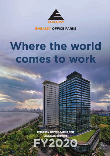 Thumbnail Embassy Office Parks REIT Annual Report 2020