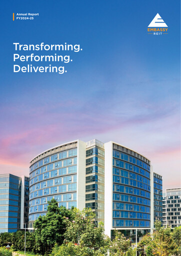 Thumbnail Embassy Office Parks REIT Annual Report 2024-2025
