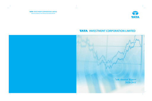 Miniature Tata Investment Corporation Rapport annuel 2010-2011