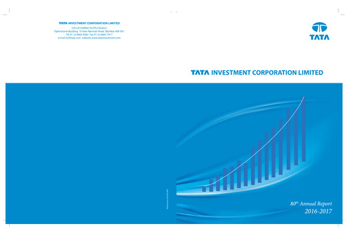 Miniature Tata Investment Corporation Rapport annuel 2016-2017
