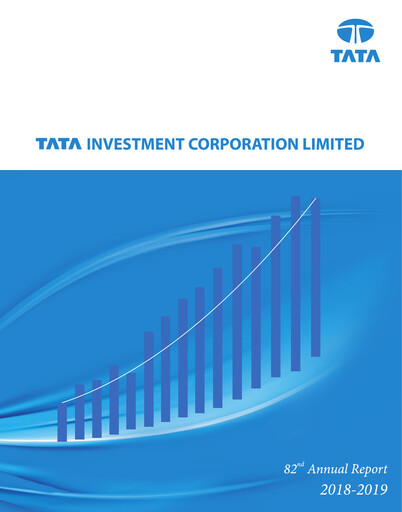 Miniature Tata Investment Corporation Rapport annuel 2018-2019