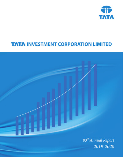 Miniature Tata Investment Corporation Rapport annuel 2019-2020
