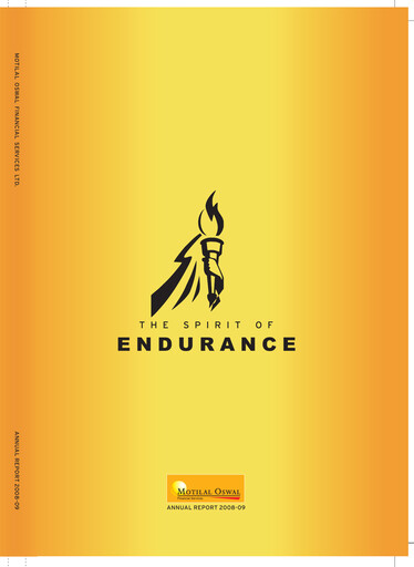 Thumbnail Motilal Oswal Financial Services Annual Report 2008-2009