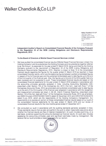 Thumbnail Motilal Oswal Financial Services Financial Statement 2017-2018