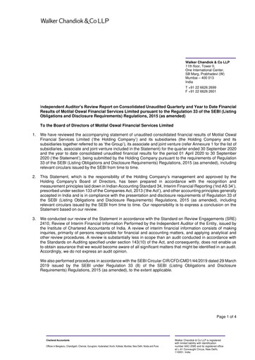 Thumbnail Motilal Oswal Financial Services Half-year Report 2020-h1