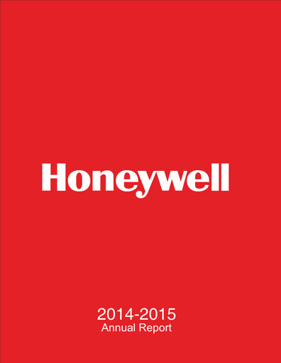 Thumbnail Honeywell Automation India Annual Report 2014-2015