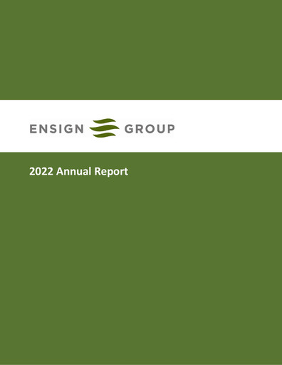 Vorschaubild The Ensign Group Jahresbericht 2022