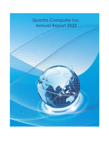 Thumbnail Quanta Computer
 Annual Report 2022