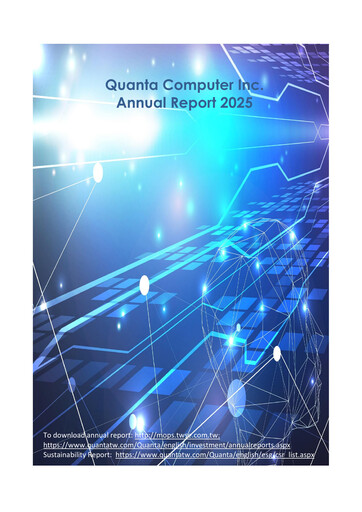 Thumbnail Quanta Computer
 Annual Report 2025