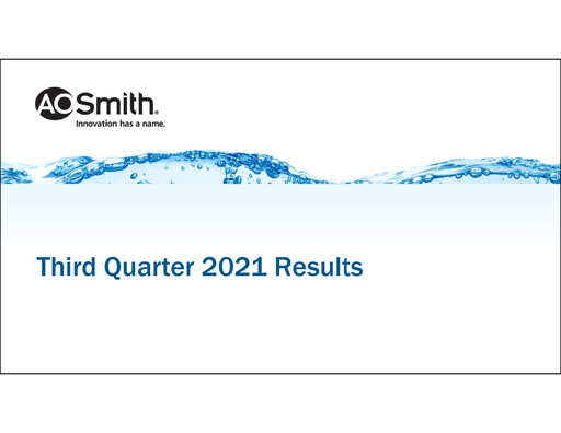 Thumbnail A. O. Smith Quarterly Report 2021-q3