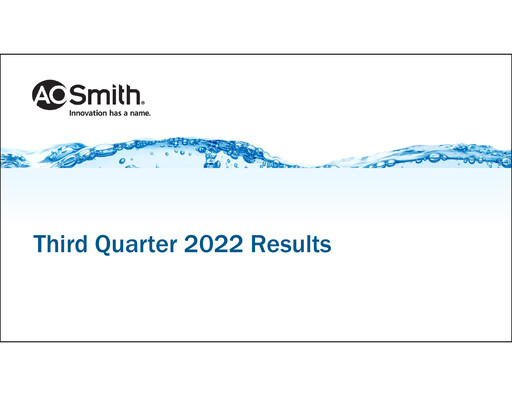 Thumbnail A. O. Smith Quarterly Report 2022-q3