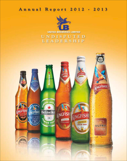 Thumbnail United Breweries Annual Report 2012-2013