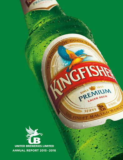 Thumbnail United Breweries Annual Report 2015-2016