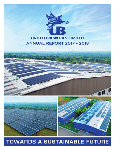 Thumbnail United Breweries Annual Report 2017-2018