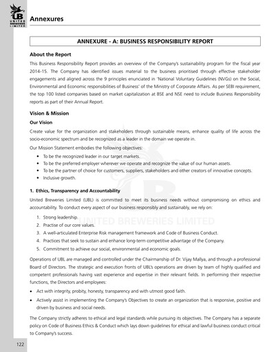 Thumbnail United Breweries ESG Report 2014-2015