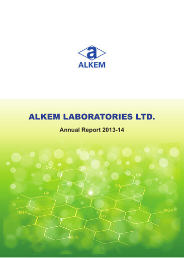Miniature Alkem Laboratories
 Rapport annuel 2013-2014