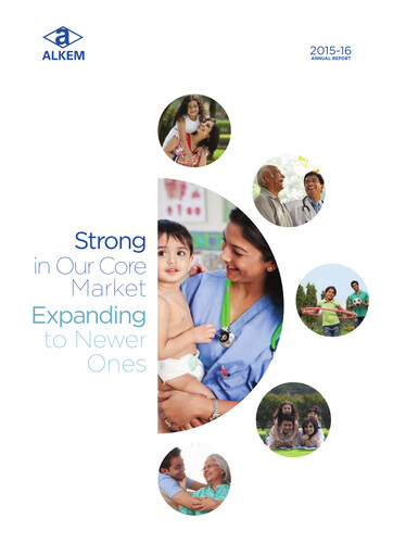 Miniature Alkem Laboratories
 Rapport annuel 2015-2016