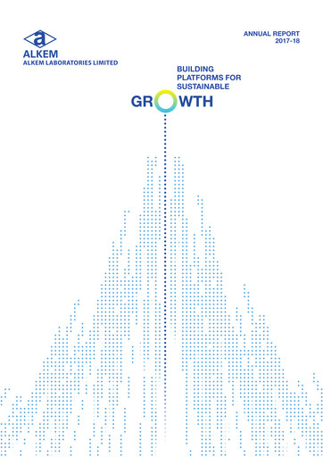 Miniature Alkem Laboratories
 Rapport annuel 2017-2018