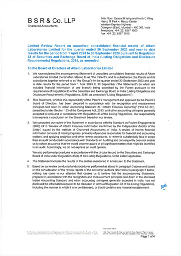 Vorschaubild Alkem Laboratories
 Quartalsbericht 2023-q2