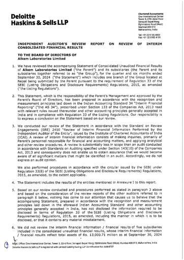Vorschaubild Alkem Laboratories
 Quartalsbericht 2024-q2