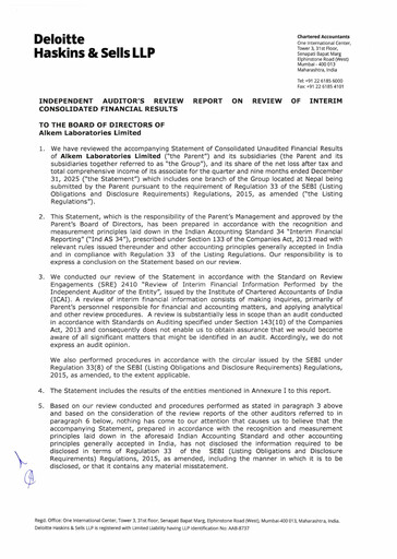 Vorschaubild Alkem Laboratories
 Quartalsbericht 2025-q3