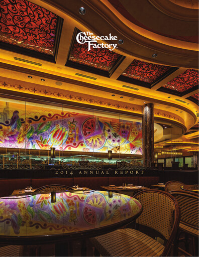 Thumbnail The Cheesecake Factory
 Annual Report 2014