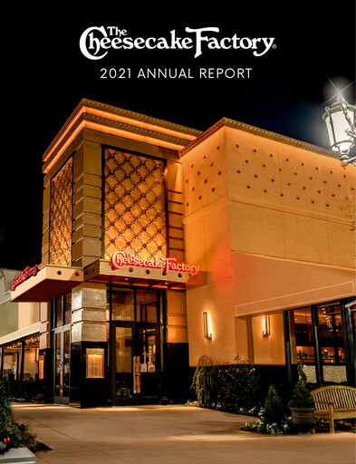 Thumbnail The Cheesecake Factory
 Annual Report 2021