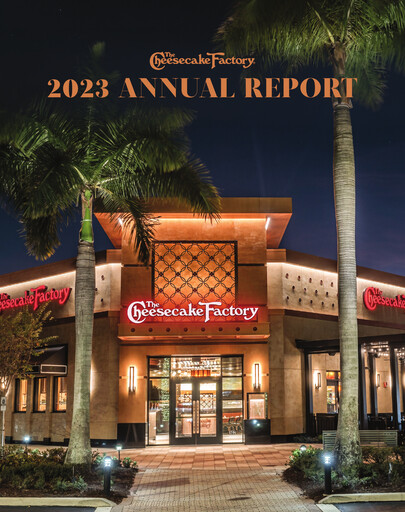 Thumbnail The Cheesecake Factory
 Annual Report 2023