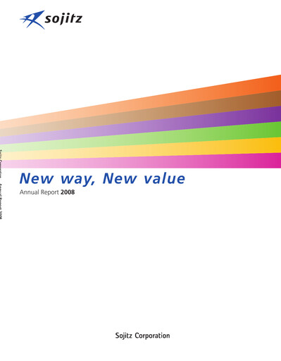Thumbnail Sojitz Corporation Annual Report 2008