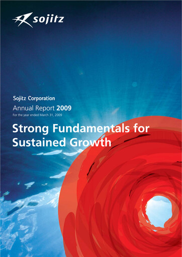 Thumbnail Sojitz Corporation Annual Report 2009