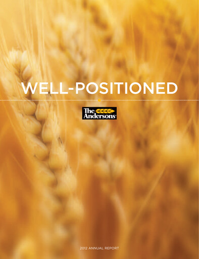 Thumbnail The Andersons, Inc. Annual Report 2012