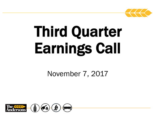 Thumbnail The Andersons, Inc. Quarterly Report 2017-q3